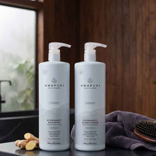 Awapuhi Wild Ginger Hydrasoft Shampoo & Conditioner