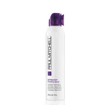 Extra-Body Firm Finishing Spray fra Paul Mitchell. Giver maksimal volumen og fylde til fint hår.
